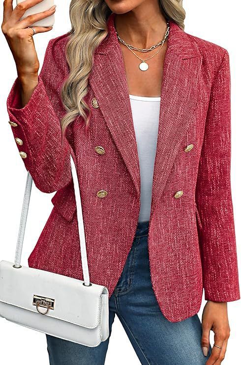 Blazer minimalista su misura – Giacca monopetto strutturata con silhouette rilassata (nero)_voghion.com