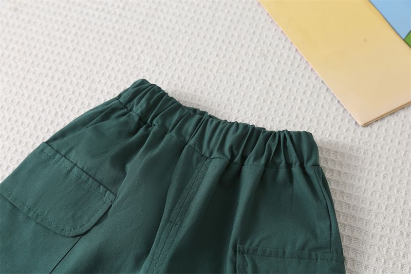 Tenue pour garçon 2025, nouveaux vêtements élégants pour enfants, ensemble deux pièces d'été pour bébé, dessin animé, col rond, manches courtes, tendance_voghion.com
