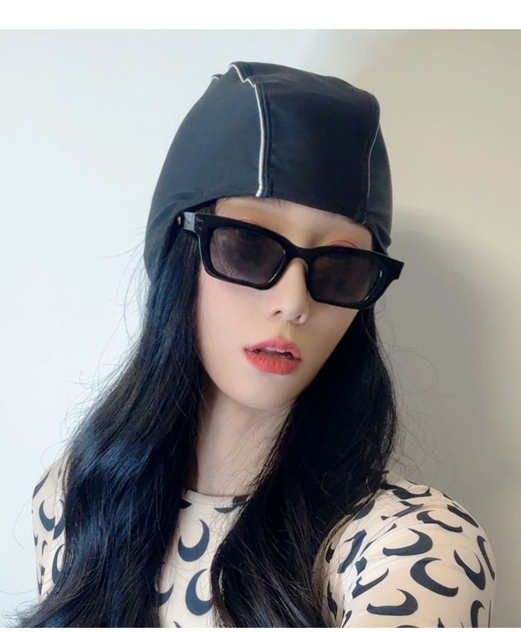 Nuova cuffia da nuoto in tessuto con elasticità regolabile, design di nicchia in stile coreano, protezione non limitata per testa e orecchie, nuoto_voghion.com