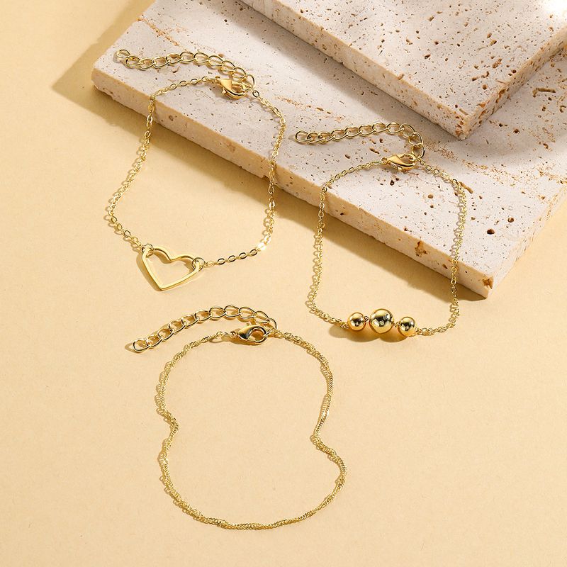 beach rice beads ins style anklet Bohemian retro set multi layer anklet feminine_voghion.com