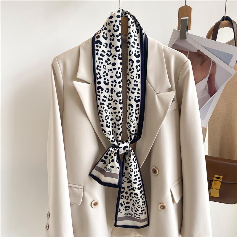 Terno, cachecol, cinto, pequena tira longa, faixa de cabelo, lenço de seda, lenço fino, fita, bolsa de encadernação, feminino decorativo_voghion.com