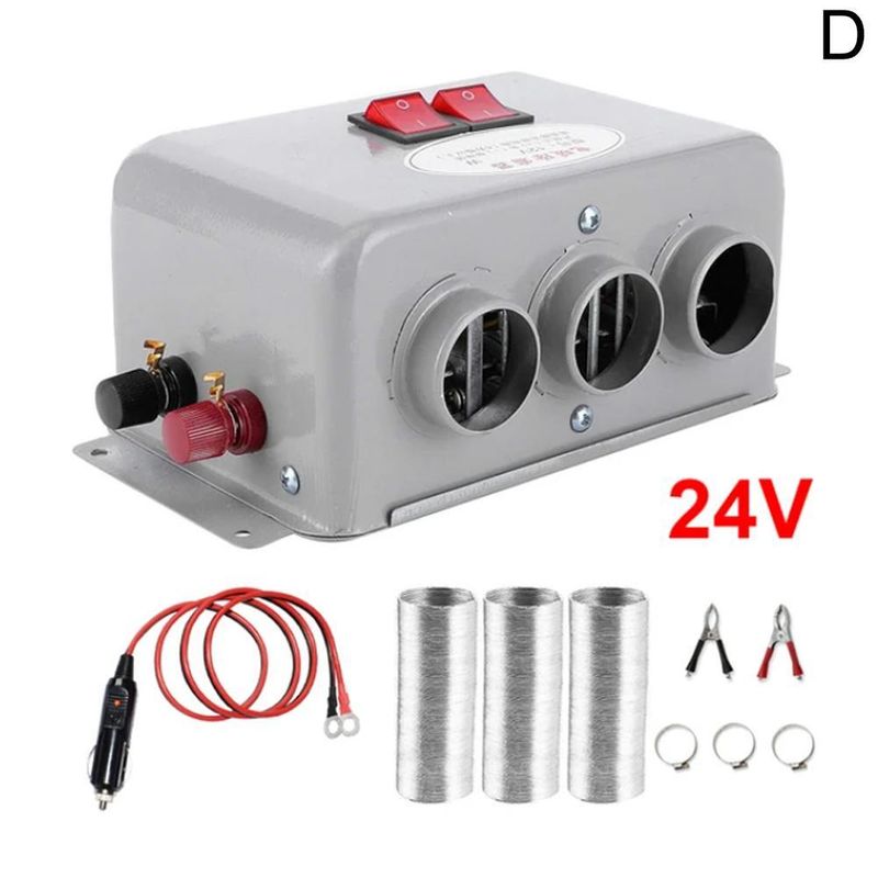 Calentador de coche de 12 V y 24 V para camión, alta potencia, calentamiento rápido, descongelación, V7s3_voghion.com