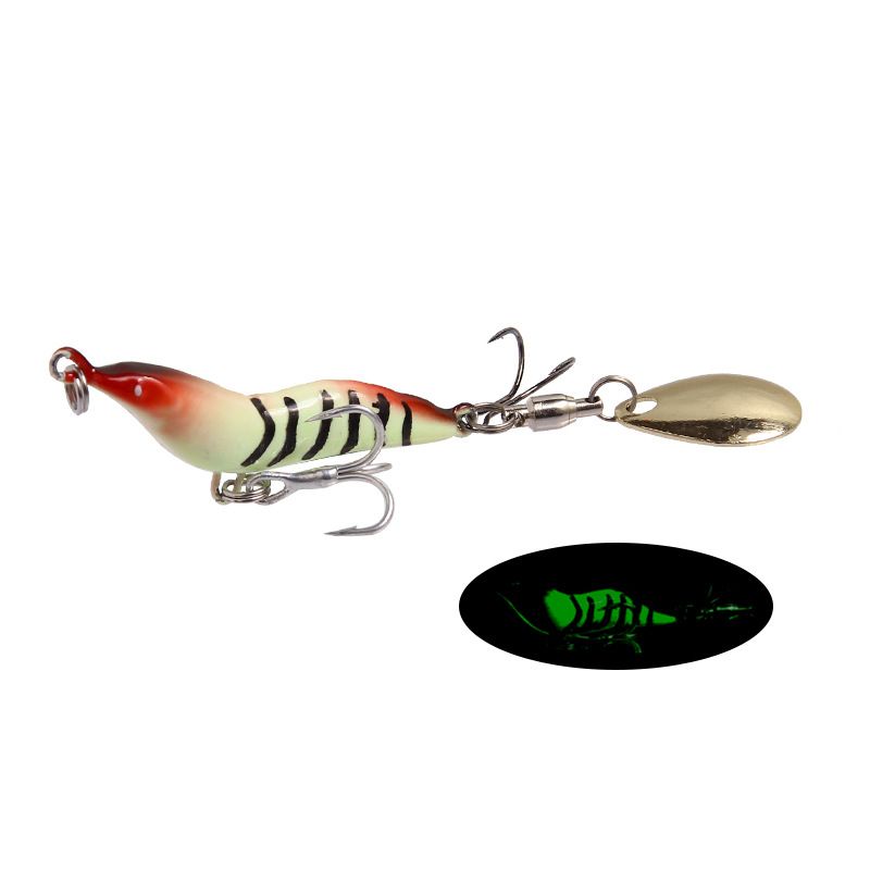 Lure Bait Long Throw Full Attack Garneļu Metāla ēsma VIB Blood Groove Āķis Vistas nags āķis Rotējošais vizulis simulācijas ēsma zvejas rīks_voghion.com