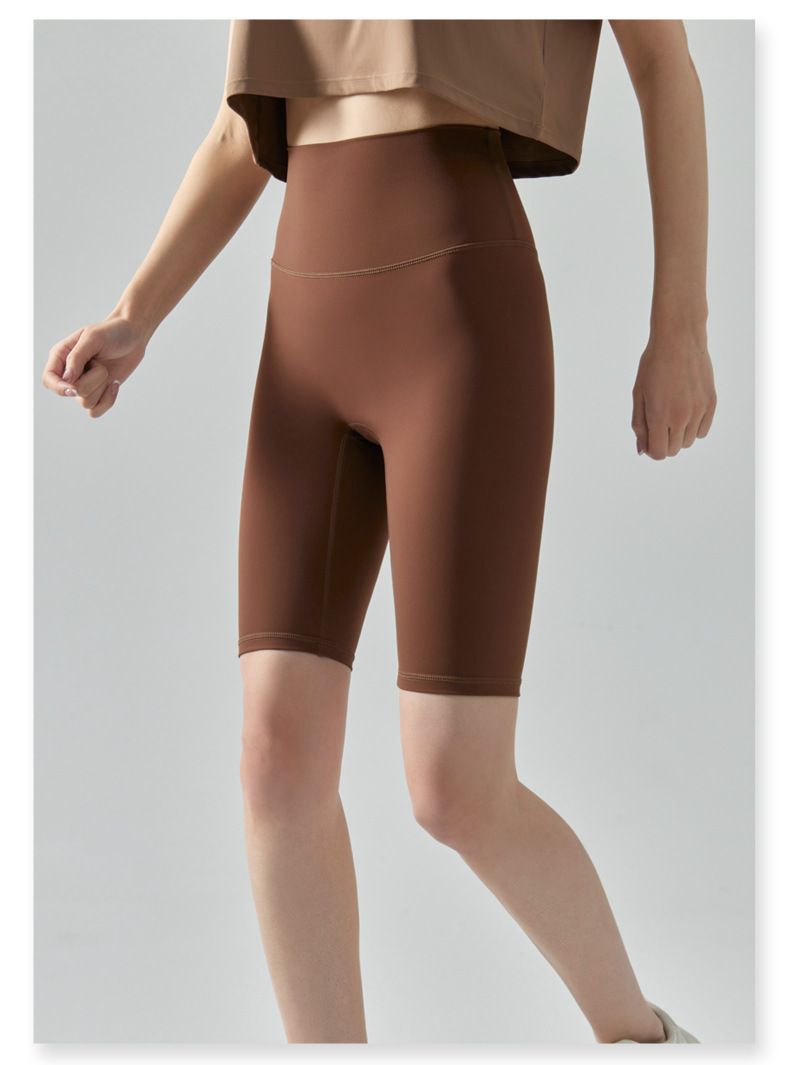 Damenbekleidung Freie Größe Coole Shorts Enge, hochelastische Sport-Radhose Europäische und amerikanische Fitness-Yoga-Shorts_voghion.com