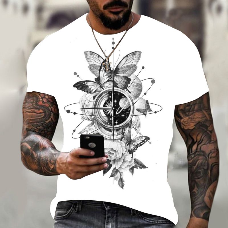 Nuova maglietta 3D da uomo Spade Ace, casual, stile streetwear, a maniche corte_voghion.com