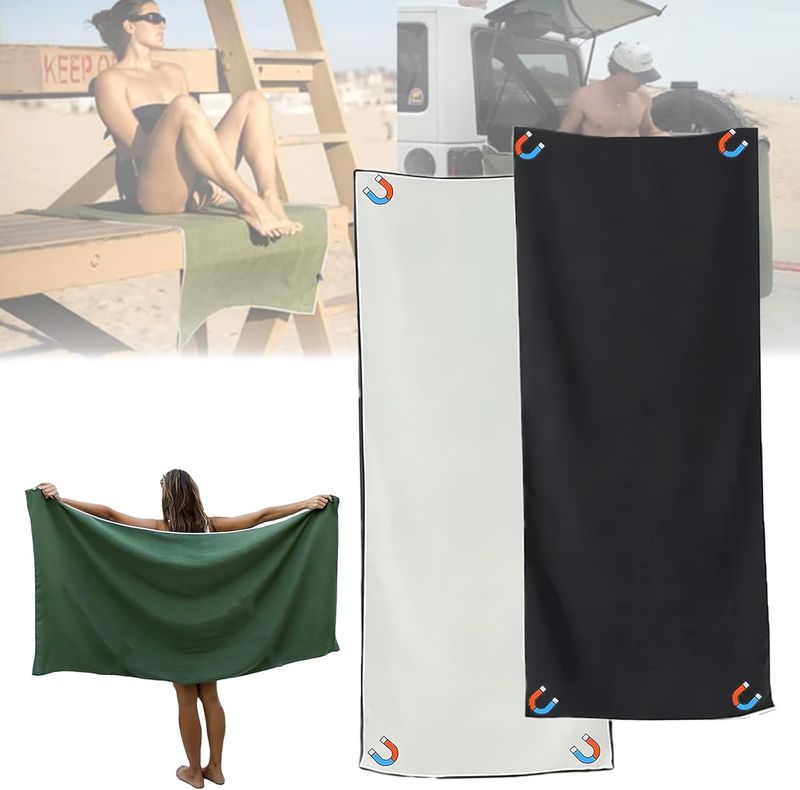 Swimming Towels Summer Outdoor Extra Large Magnetic Bath Towel With Strong Water Absorption Suitable For Beach Swimming Pool Gym Camping Etc._voghion.com