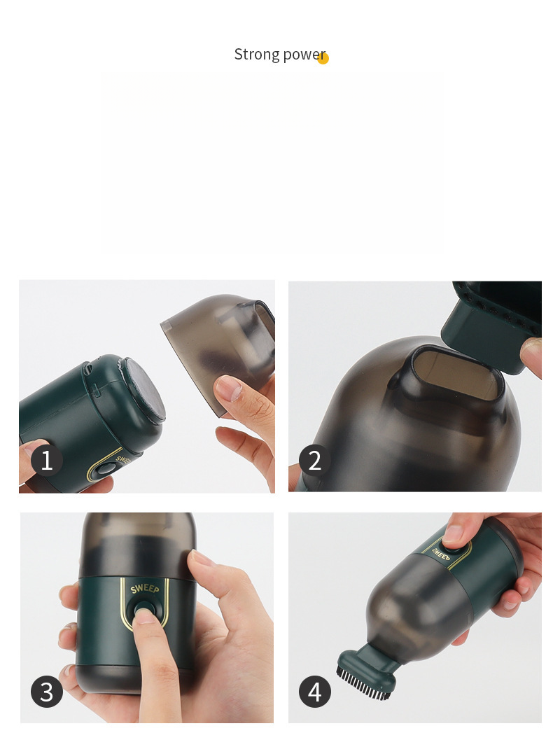 Home Car Handheld Mini Portable Wireless Office Desktop Vacuum Cleaner_voghion.com