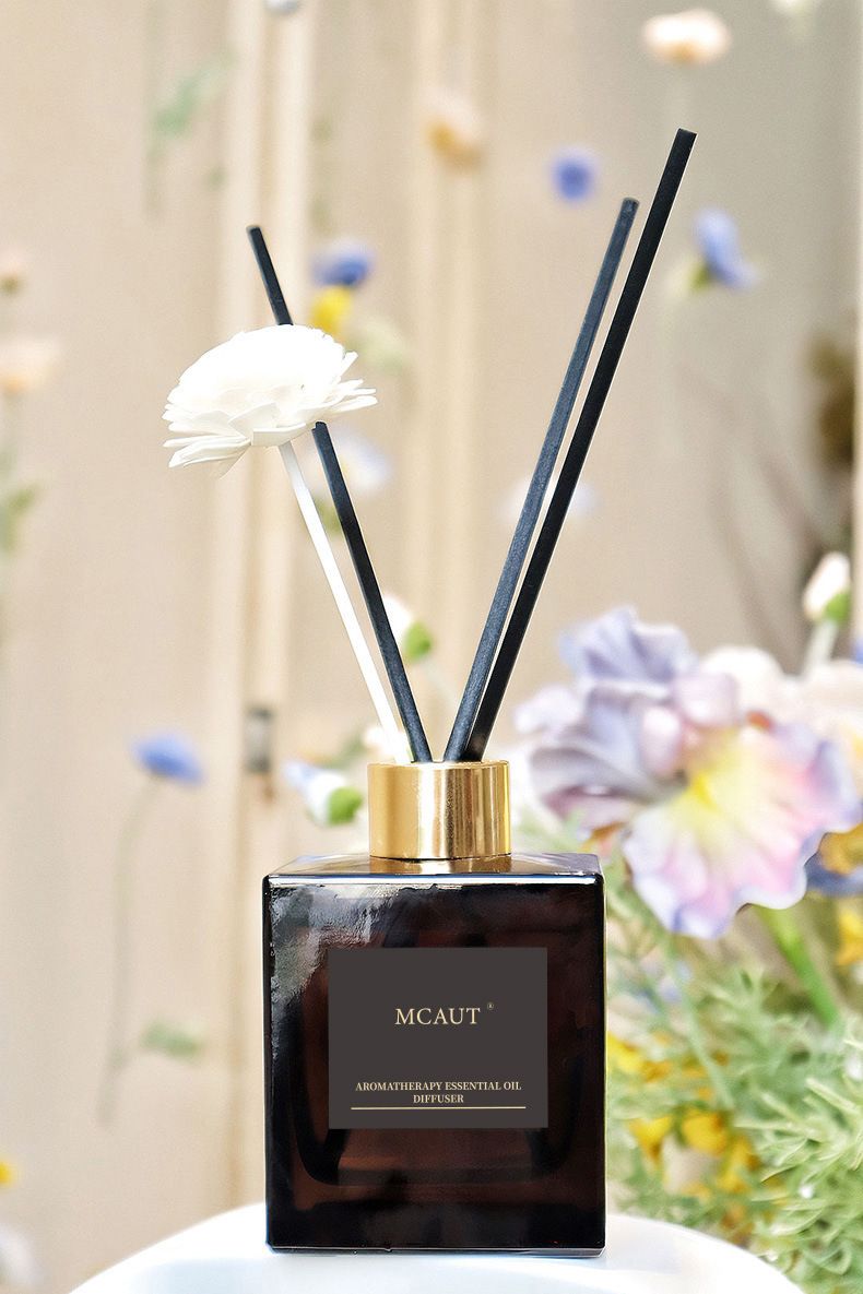 Incense & Incense Burners Premium Essential Oil Reed Diffuser Flameless Aromatherapy For Bedroom Elegant Home Fragrance & Air Freshener Decor Gift_voghion.com