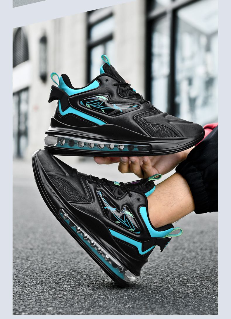 Neue Herrenschuhe für den Herbst, Sportschuhe aus Ultrafaserleder, luftgepolsterte Laufschuhe_voghion.com