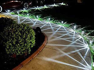 Luci solari per esterni, 10 pezzi, luci solari in acciaio inossidabile impermeabili per vialetti, giardini, cortili, vialetti, vialetti, decorazioni per prati - Bianco freddo_voghion.com
