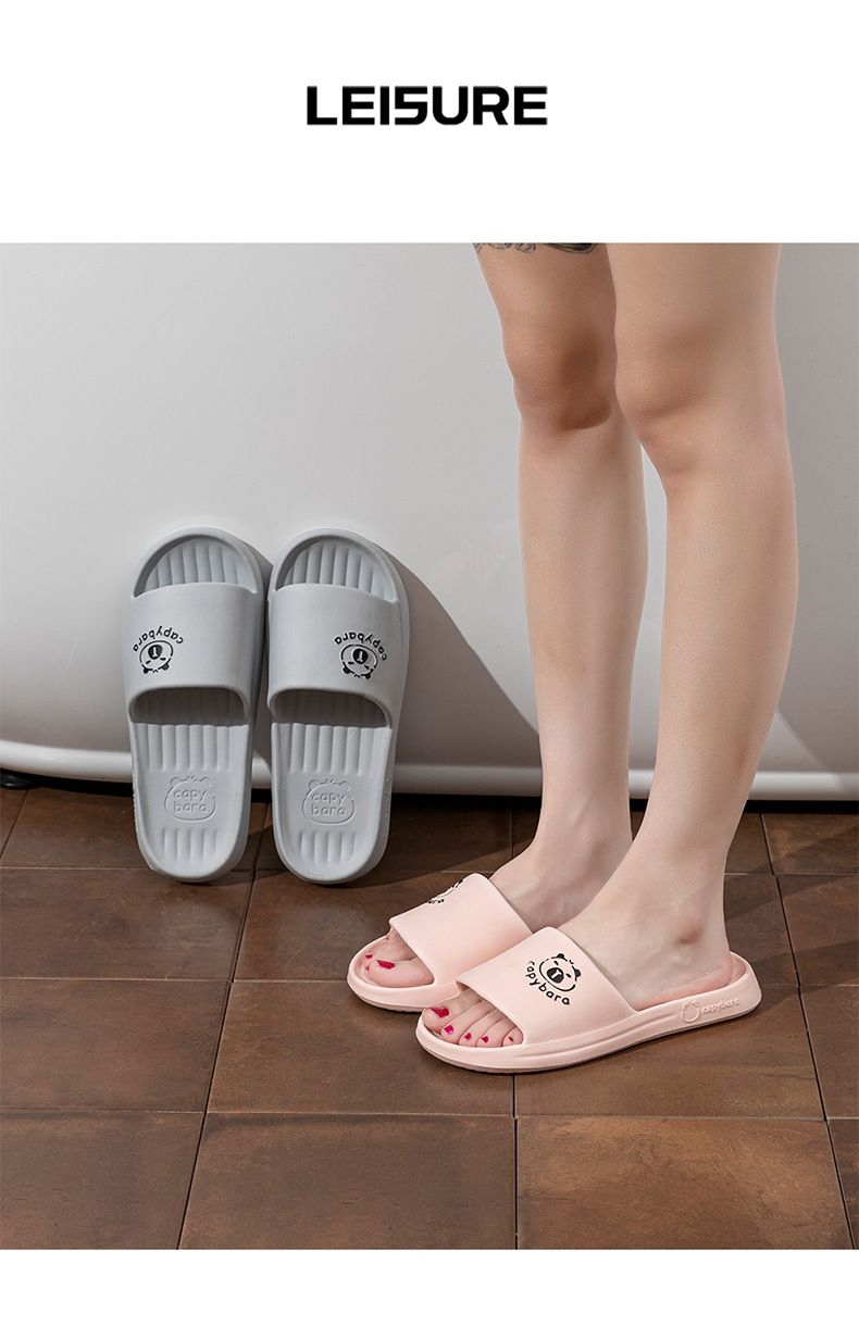 Cartoon Bear Couple Slides - Breathable EVA Slippers With Anti-Slip Sole (Unisex, 5 Colors, Sizes 36-45)_voghion.com