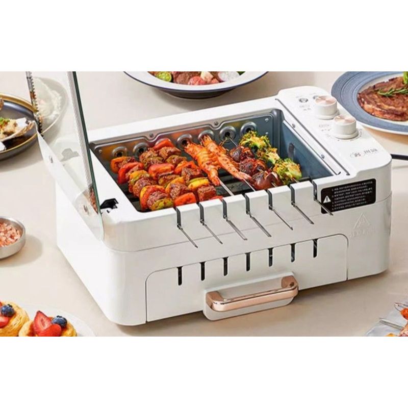 Chuan Jian Fully Automatic Rotating Skewer New Model Barbecue Machine Grill Indoor Smokeless Multifunctional Oven_voghion.com