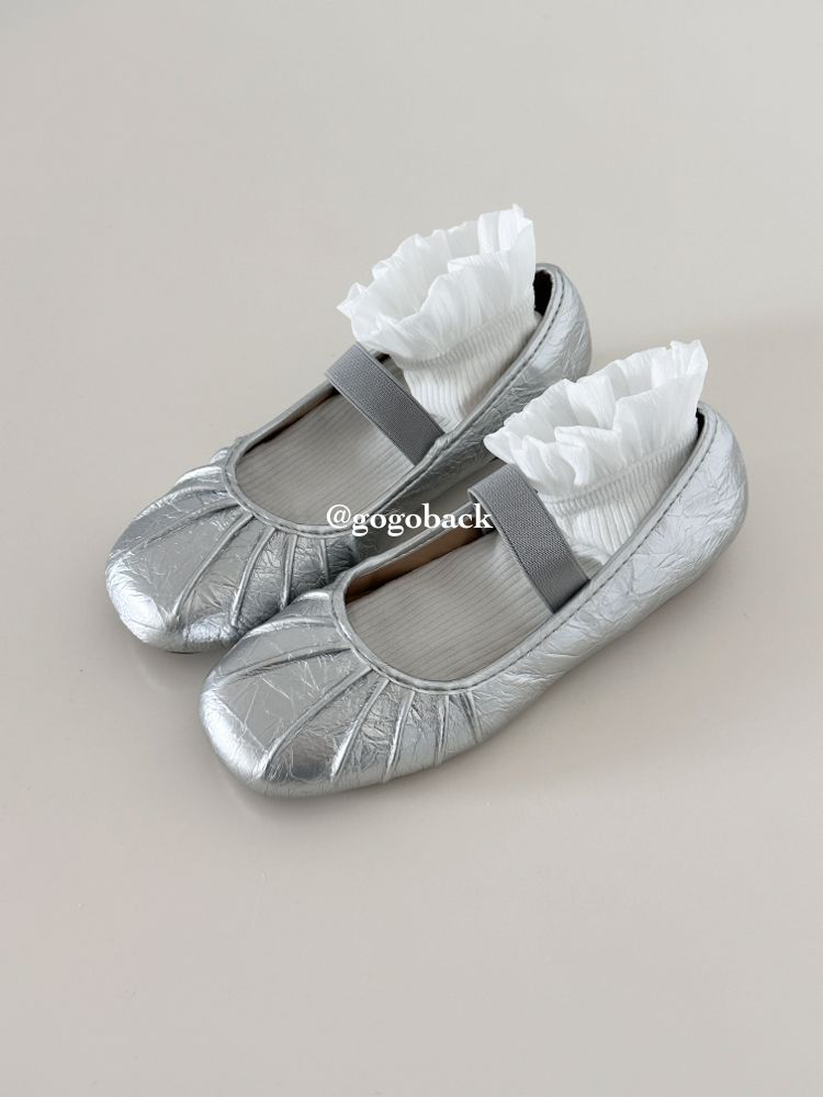 Lancui Ballet Girl ~ Style Flacher Mund Eierrolle Einzelschuh für Damen Ultraweiche Sohle Vielseitiger flacher Pendler-Mary-Jane_voghion.com