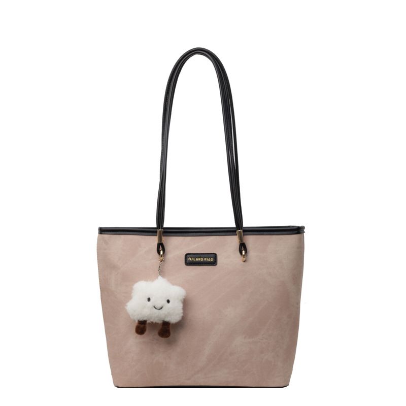 Style Little Sheep Market Tote For Women 2025 New Large Capacity Class Commuter Shoulder Bag_voghion.com