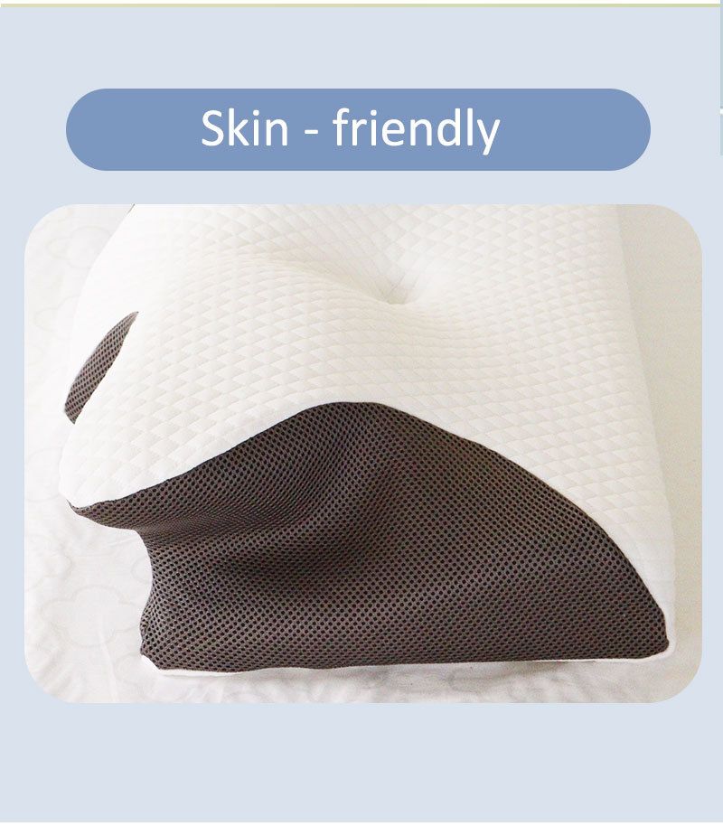 Dzemdes kakla spilvens kaklam un pleciem, Contour Memory Foam spilvens, Ergonomisks kakla atbalsta spilvens sānu muguras vēdera gulšņiem ar spilvendrānu_voghion.com
