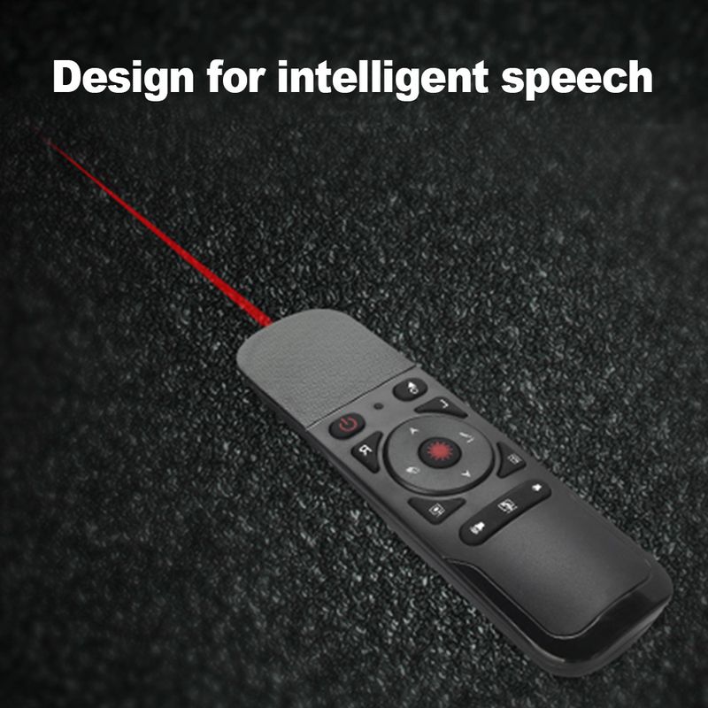 Pointeur Laser Air Mouse sans fil 2.4G, Gyroscope 6 Gxes, présentateur, télécommande pour présentation PPT_voghion.com