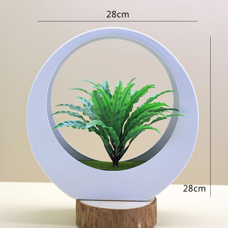Wohnmöbel Simulation Grünpflanzen Kunststoff Kunstblumen kreative Bonsai Desktop Ornamente Blume Simulation Pflanzen_voghion.com