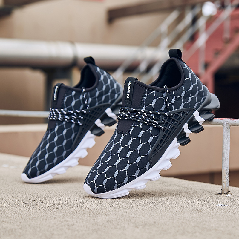 Scarpe da tennis Scarpe da basket Scarpe da ginnastica Tessuto sintetico Assorbimento degli urti Scarpe da ginnastica durevoli e traspiranti_voghion.com