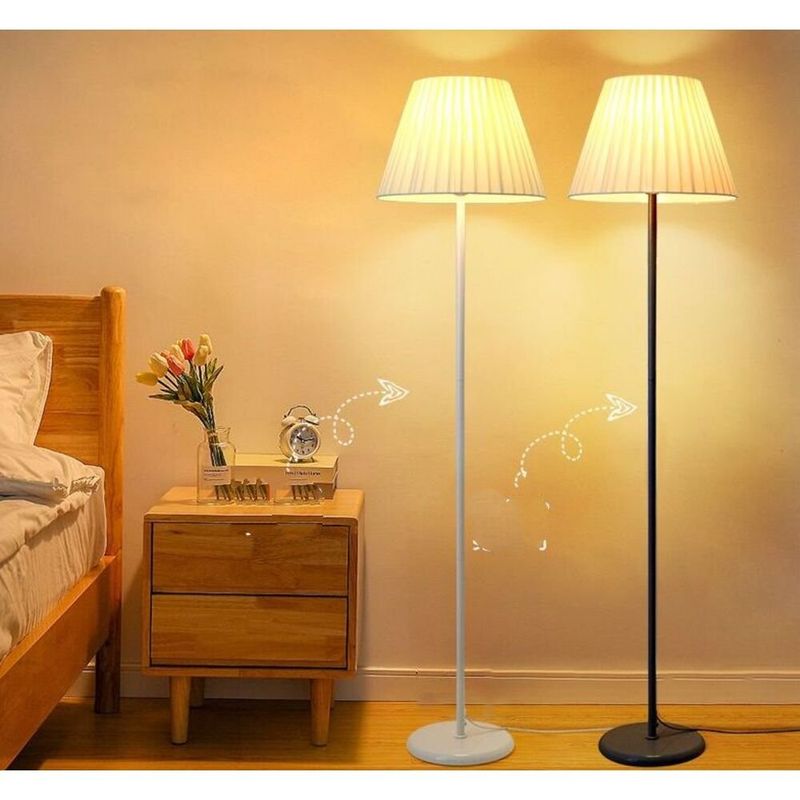 Grand View Garden Salon Chambre Chevet Moderne Simple Chaleureux Décoratif Canapé Plissé Lampe de Table de Sol_voghion.com