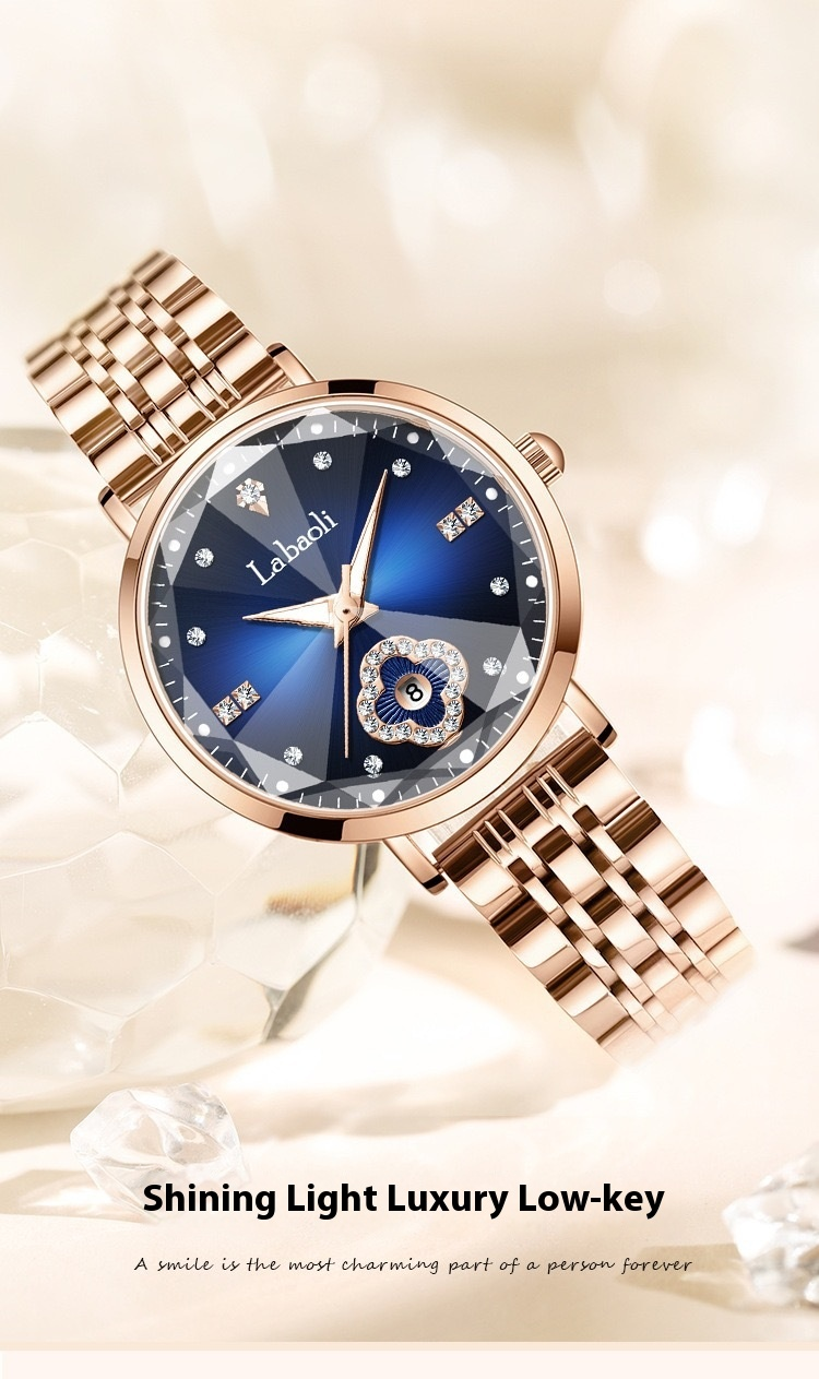 Labaoli New Live Simple Montre à quartz étanche pour femme_voghion.com