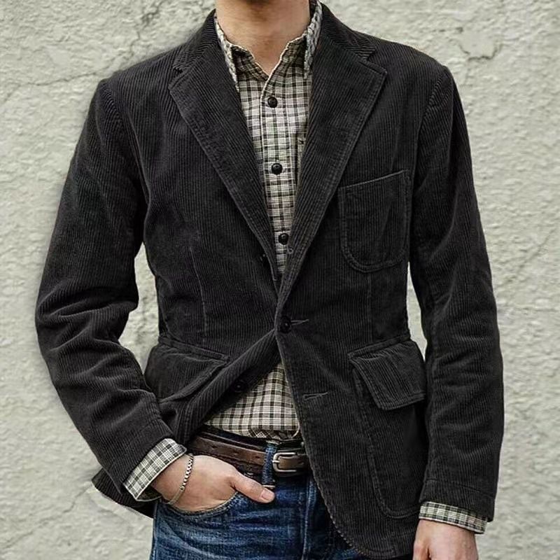 Herrenbekleidung Cordanzug Freizeitjacke Herrenbekleidung_voghion.com