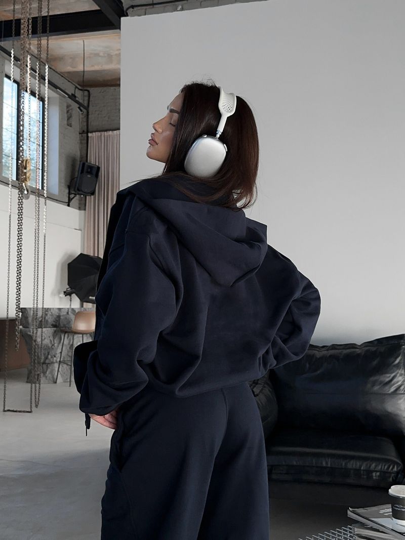 Abbigliamento da donna Urban Streetwear Felpa con cappuccio e pantaloni jogger Set per donna - Completo casual a due pezzi con maniche lunghe in grigio chiaro, rosso vino_voghion.com