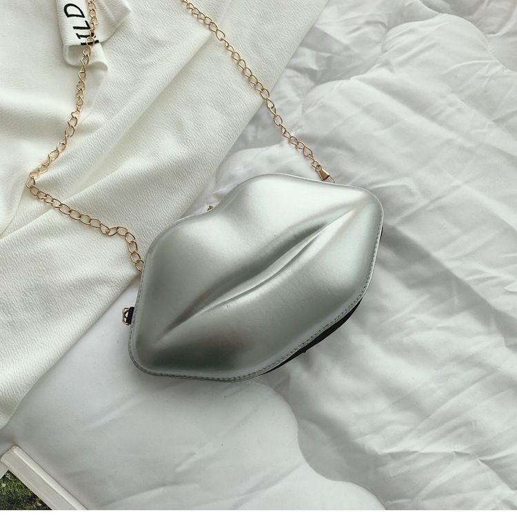 2021 Sommer neue Lippen Mini Make-up kleine Tasche Mode Candy Schulter Umhängetasche Kette Tasche Damentasche_voghion.com