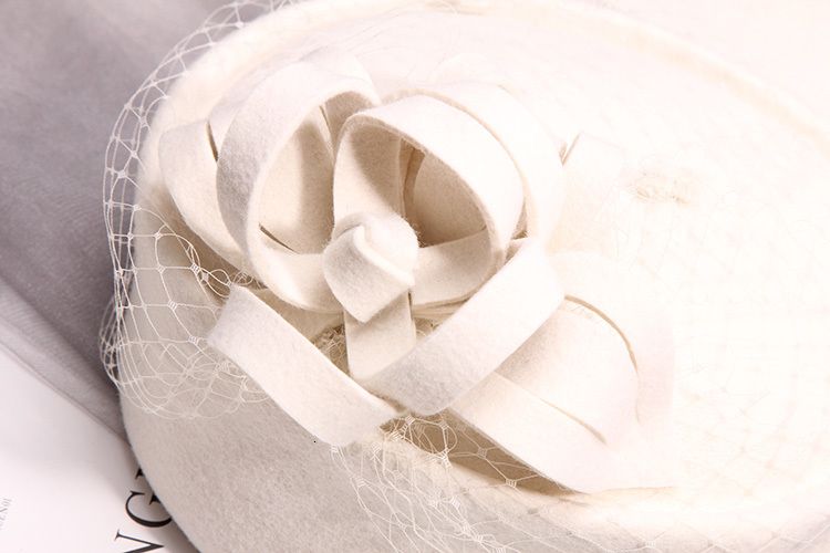 Neuheiten Australische Baskenmütze aus Wollfilz für Damen, britischer und französischer Fascinator, Fedora-Kappe für Künstlerin, Boina Feminino, Pillbox-Hut für Mädchen_voghion.com