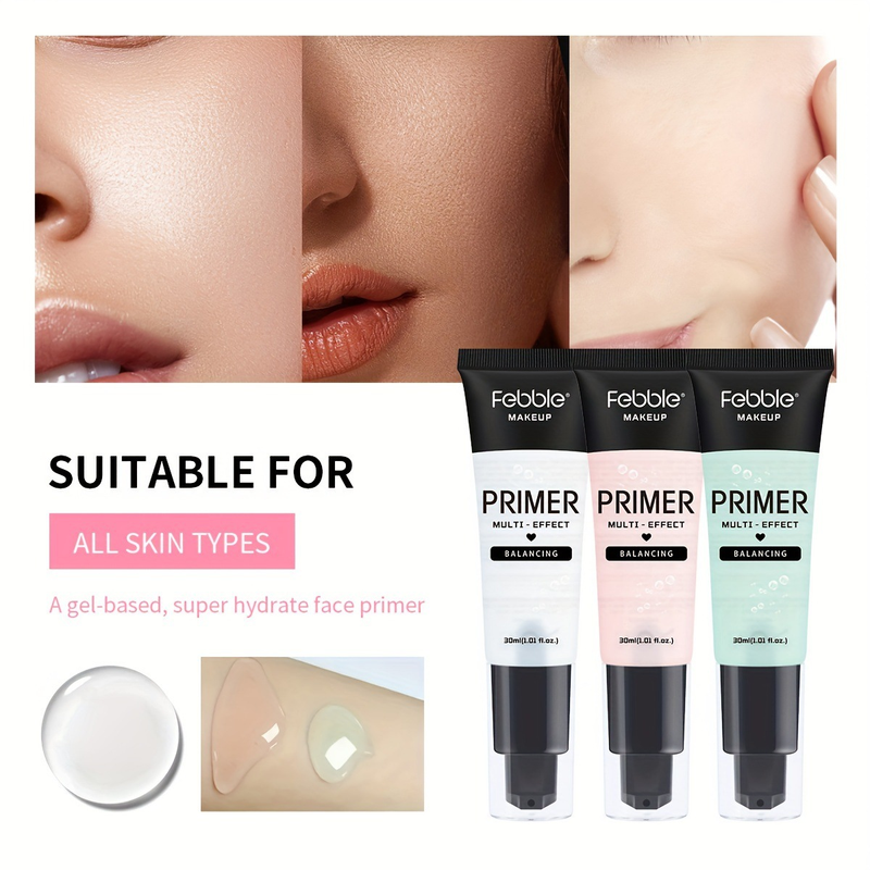 USHAS Hot Selling Pre mit 3 Farben zur Aufhellung des Hauttons, erfrischendem, feuchtigkeitsspendendem und natürlichem Nude-Make-up_voghion.com