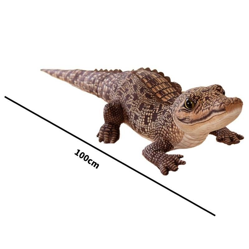 Niedliches Krokodil-Plüschtier, 100 cm, ideal als Foto-Requisite und Heimdekoration_voghion.com