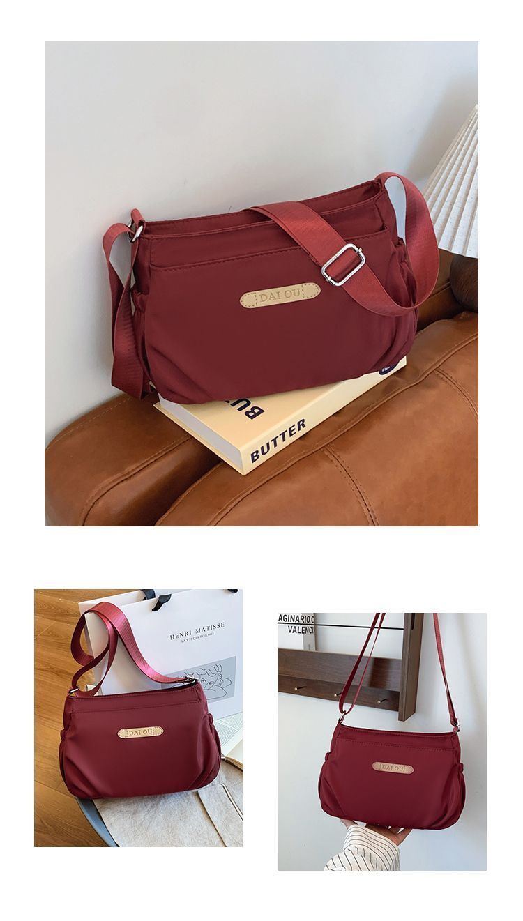 Oxford Cloth For Women, Lightweight Multi-layer Nylon Canvas, Mother's Middle-aged Women's Single Shoulder Crossbody_voghion.com
