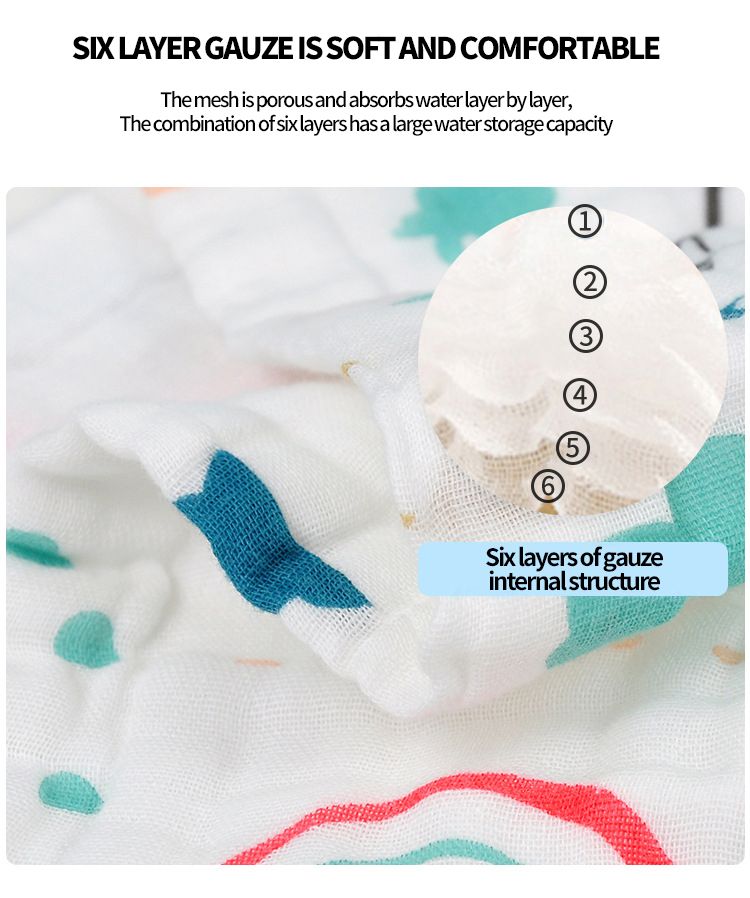 Toalla de baño para bebé, 3 piezas, para niños y niñas, 100 % algodón, manta para recién nacidos, toallita de gasa, toallita para envolver al bebé_voghion.com