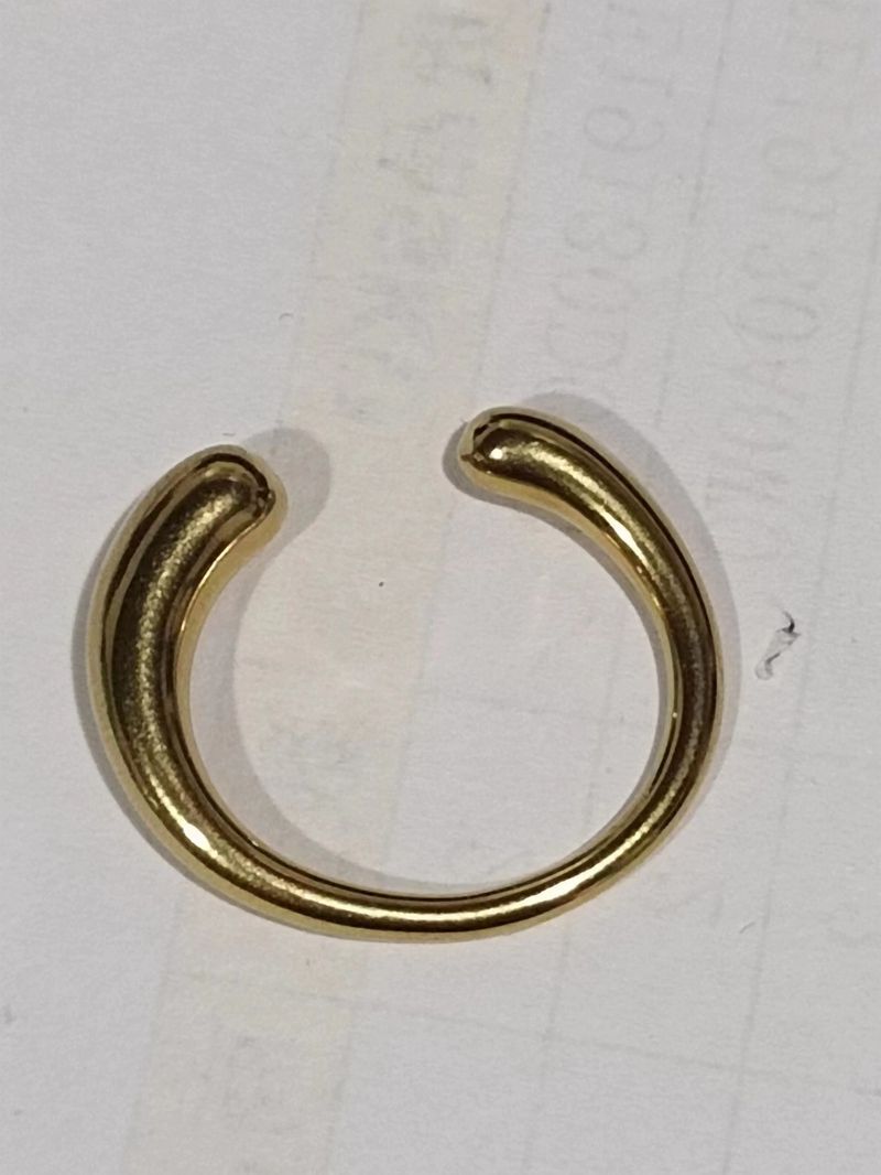 Anello da donna con goccia d'acqua, anello regolabile in acciaio inossidabile, anello con croce lucida e apertura a goccia._voghion.com