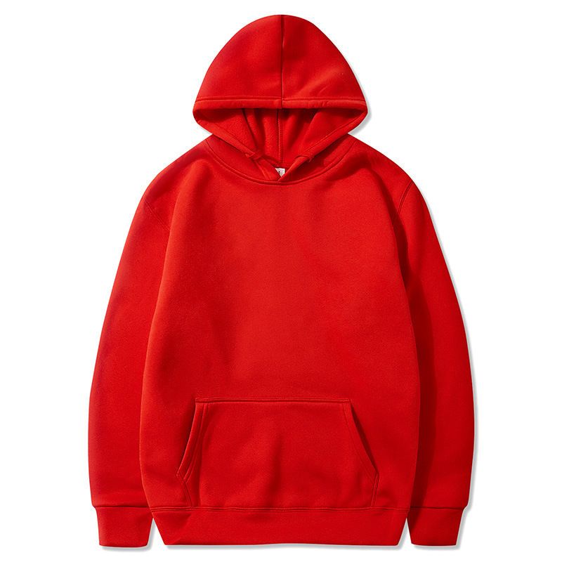 Spring and Autumn Sports Casual Fashion Solid Color Printed Hoodie, Men's Top_voghion.com
