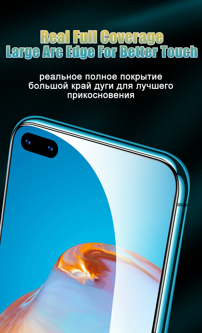 Copertura completa In Vetro Temperato Per Huawei Nova 8 7 6 Se 5 4 P20 Pro P30 P40 Mate 30 20 Lite Protezione Dello Schermo Per P Smart 2021_voghion.com