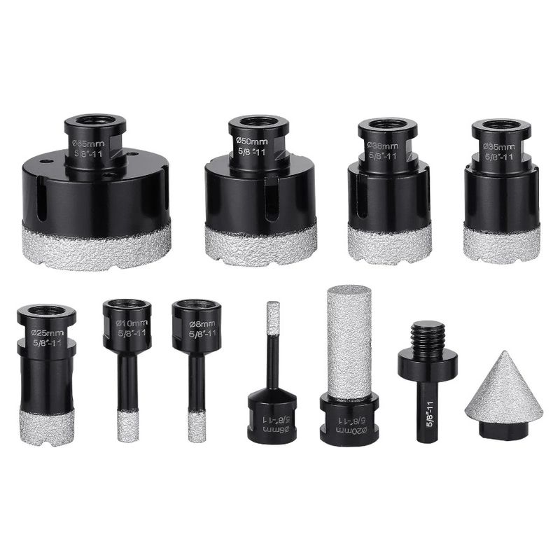 Blade 25 10 And S Saw 35 Saw Bit Finger Diamond Milling Diamond Bit Core 50 With 38 Bit Kit Set 8 PCS 6 Cone Drill 8 65mm Hole_voghion.com