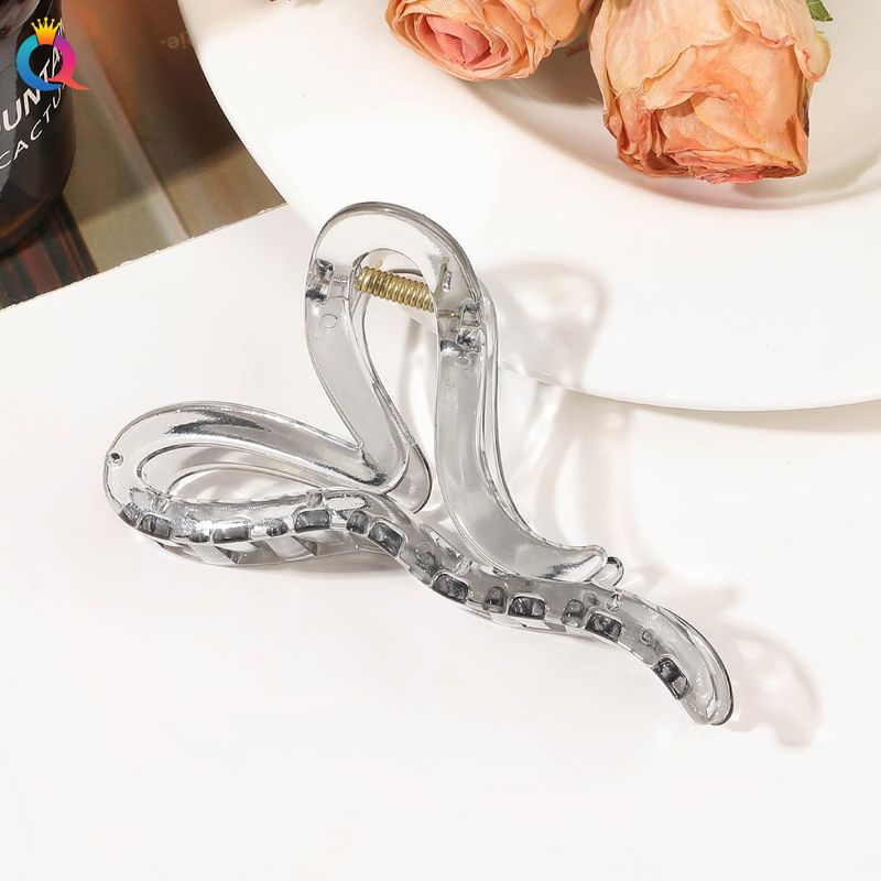 Fermaglio per capelli a forma di cuore grande, accessorio per capelli estivo di alta qualità da donna, con fermaglio per capelli a forma di squalo._voghion.com