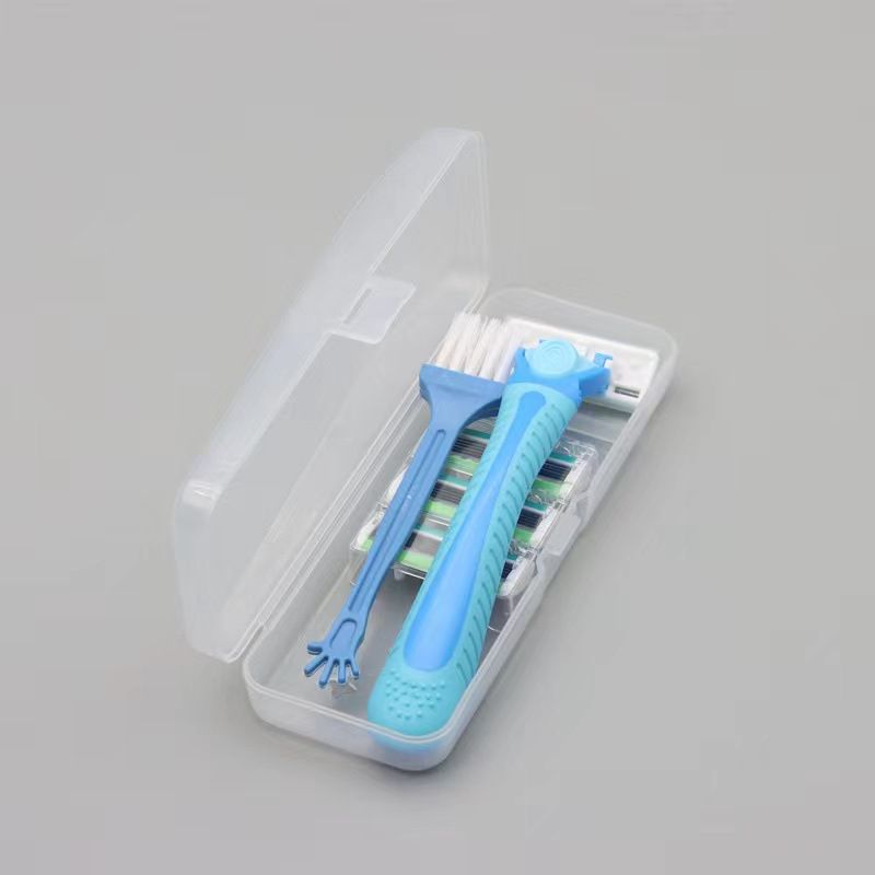 Rasatura e rimozione dei peli Nuove lame di rasoio a 6 strati Rasoio manuale da uomo Lame di rasoio vecchio stile Rasoio_voghion.com