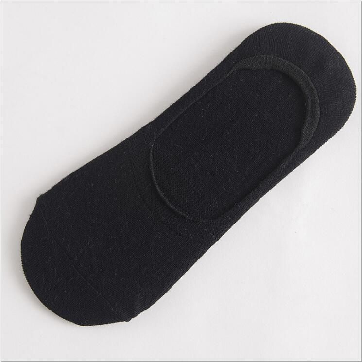 Calzini alla caviglia casual invisibili da uomo in cotone, tinta unita, estivi, modello barca, taglio basso, antiscivolo, in silicone, 2025d_voghion.com