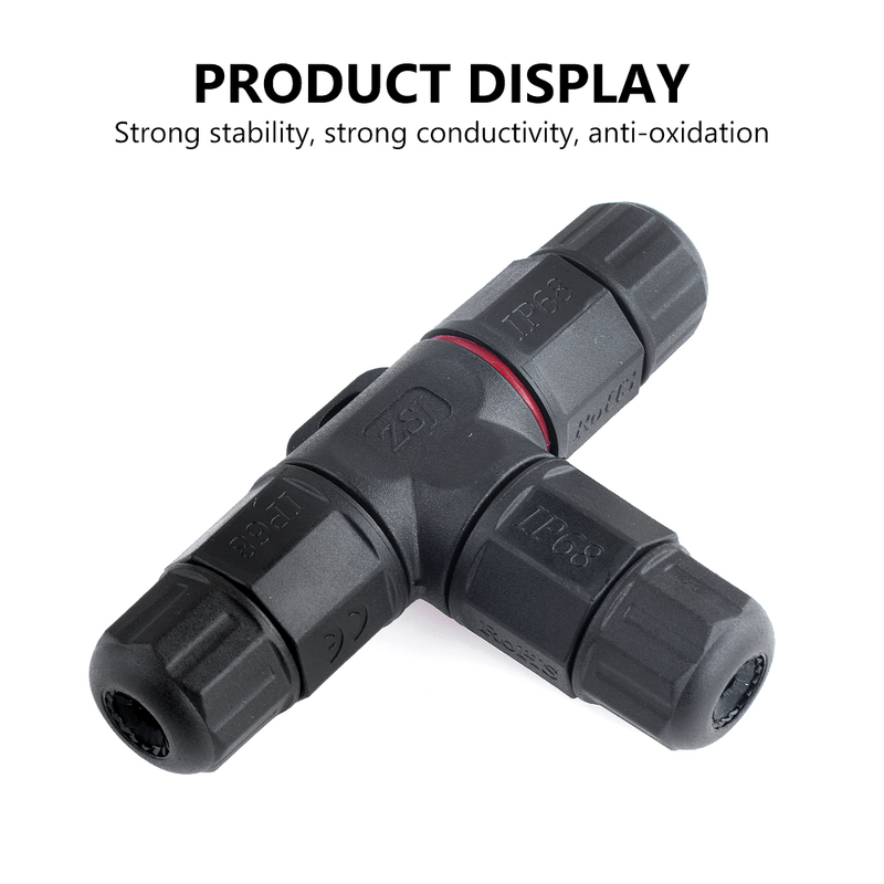 10pcs 2/3/4/5 Pin Waterproof Connector Electrical Terminal Junction Cable IP68 Adapter Set Wire Screw LED Light Box Outdoor_voghion.com
