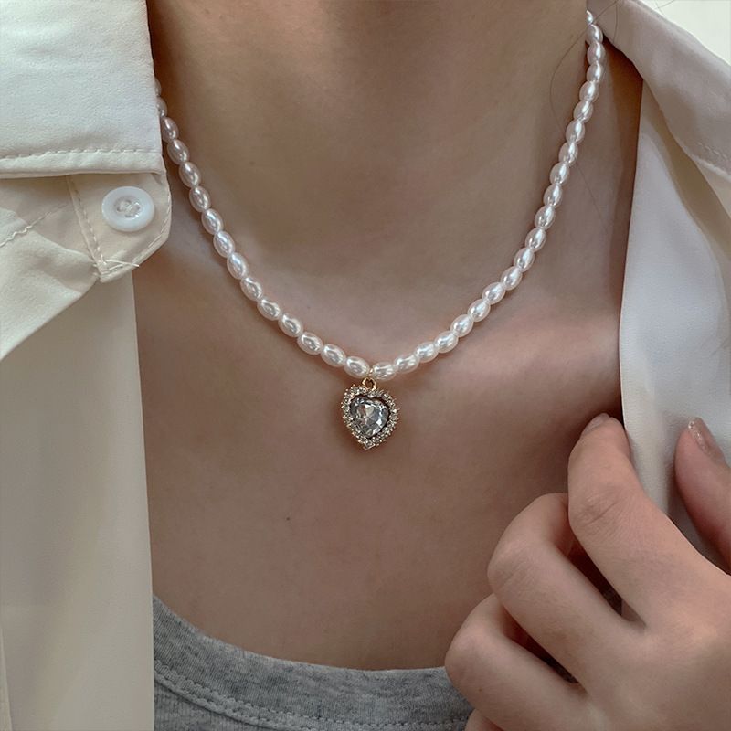 French Double-layer Pearl Necklace For Women, Light Luxury, Niche, High-end, Fashionable Accessories, Choker Neck,_voghion.com