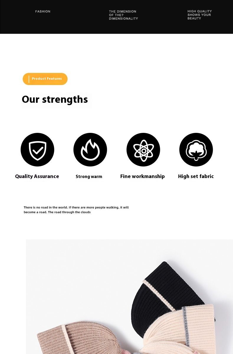 Cappelli freddi da uomo e da donna autunnali e invernali con blocchi di colore, alla moda e versatili, semplici e caldi, cappelli lavorati a maglia spessi, cappelli di lana per esterni_voghion.com