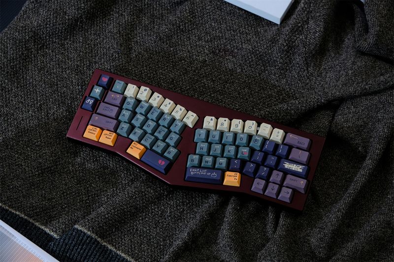 Sublimation Love Story PBT Drunk Deer Key Cap_voghion.com