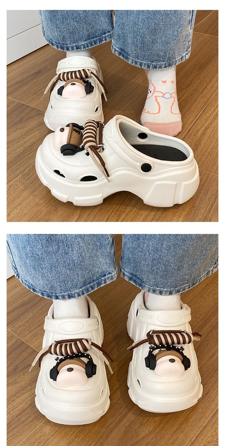 Cuffie estive con cinturino con suola in schiuma EVA rimovibile e scarpe perforate per le donne_voghion.com