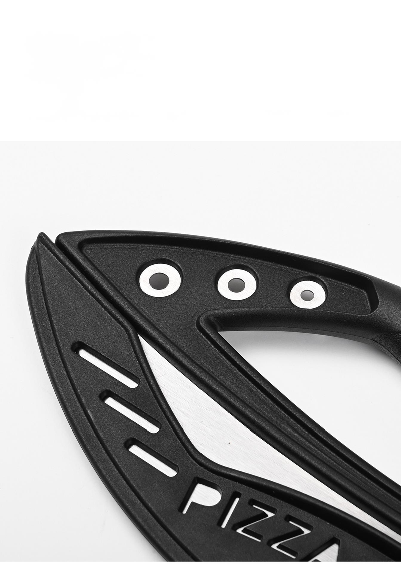 Stainless Steel Cutter Half Round Ring Pizza Herb Large Multi-Functional Slicing Knife Baking Tool_voghion.com