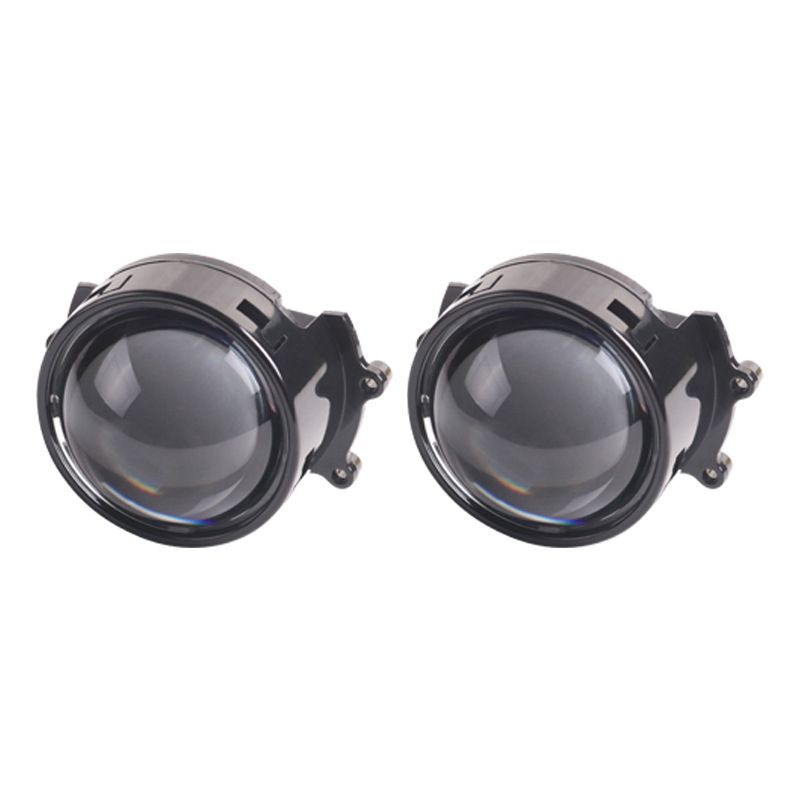 Novos modelos, promoção, faróis dinâmicos tipo olho de demônio, faróis tipo olho de águia modificados com lentes de LED, 3 polegadas, 12 V, veículo modificado_voghion.com