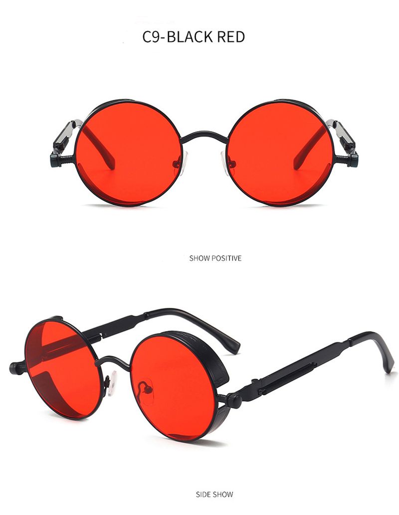 Clip On Männer Steampunk Marke Design Frauen Brille Vintage Retro Mode Sonnenbrille Oculos UV400_voghion.com