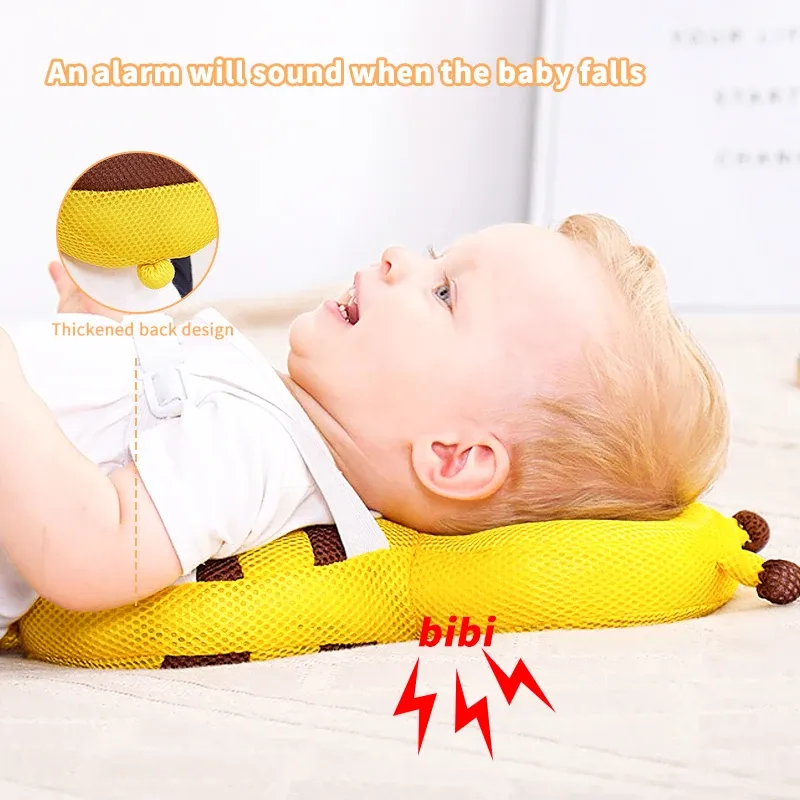 Chránič hlavy Chránič Baby Protect Polštář Naučte se Chůze Pokrývky hlavy Zabraňte zranění Bezpečnostní podložka prevence Fall Cartoon Bee Dětské polštáře_voghion.com