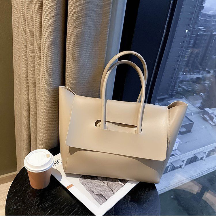 Large capacity for women's commuting tote new high-end feel, versatile handheld shoulder bag, large bag_voghion.com