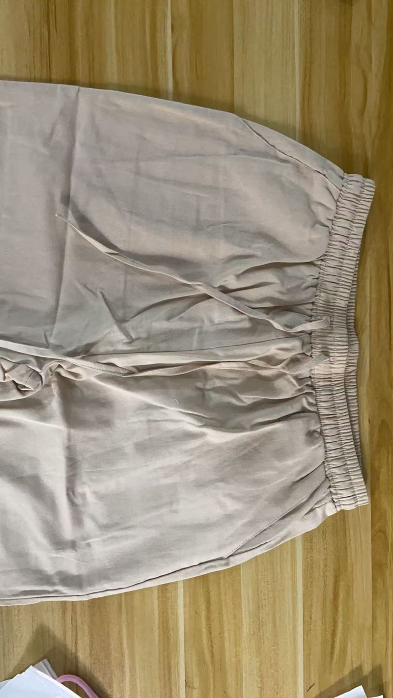 Pantalon large en lin pour femme – Pantalon d'été respirant taille haute (S-XXL, 8 couleurs) – Coupe ample et taille élastique pour un style décontracté et bohème_voghion.com